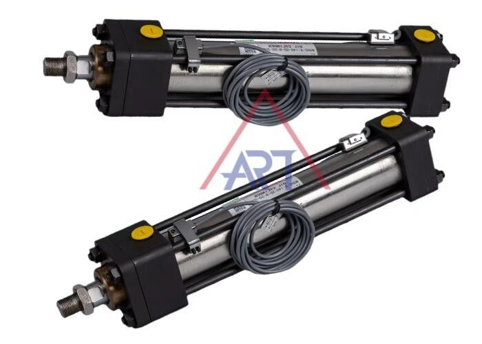 قضبان ربط MGHC أسطوانة الزيت الهيدروليكي مع درجة حرارة عمل زيت مستشعر القرب -10 ~ + 60 درجة مئوية